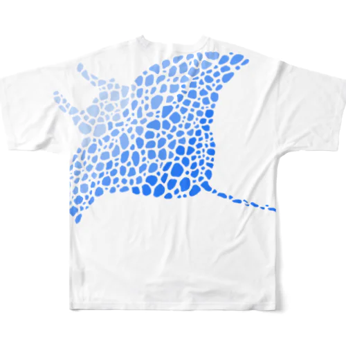 ブルーマンタ All-Over Print T-Shirt
