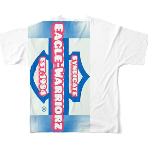 🥈EagleWarriorz《No1闘鷲》est.1984 All-Over Print T-Shirt