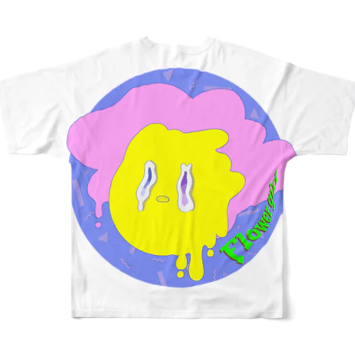 Flower girl フルグラフィックTシャツ