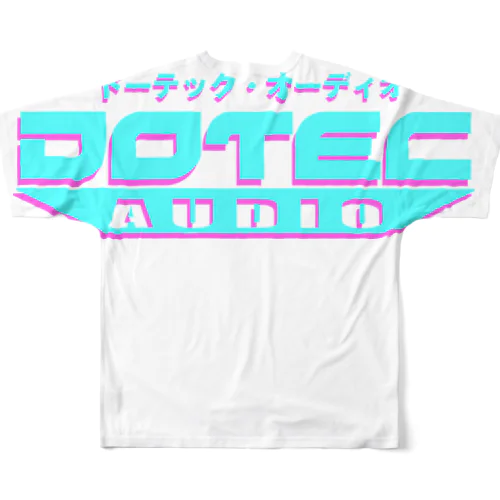 でかロゴT（アクア） フルグラフィックTシャツ