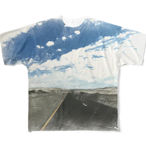 死ぬまで続く All-Over Print T-Shirt