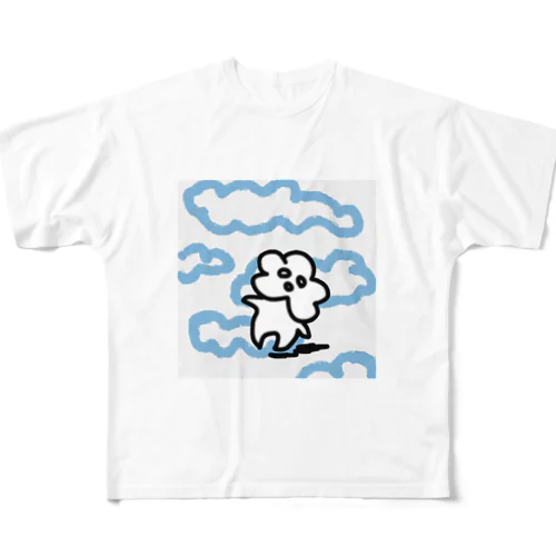 とぐうさんの心は曇り空。。 All-Over Print T-Shirt