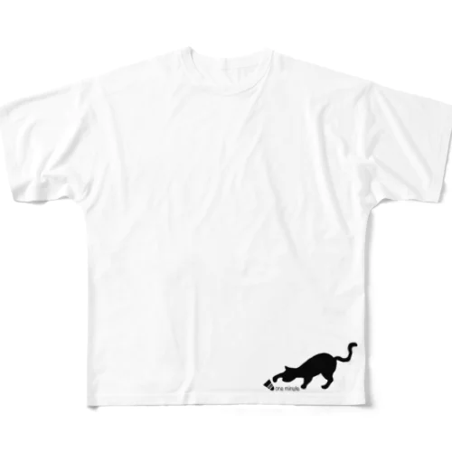 影猫（バドミントンシャトル） All-Over Print T-Shirt