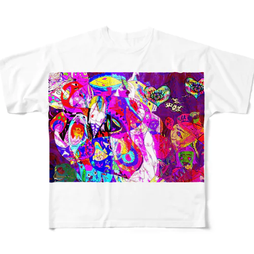 百鬼夜行 All-Over Print T-Shirt