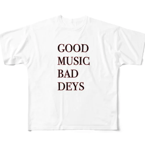 good music bad days All-Over Print T-Shirt