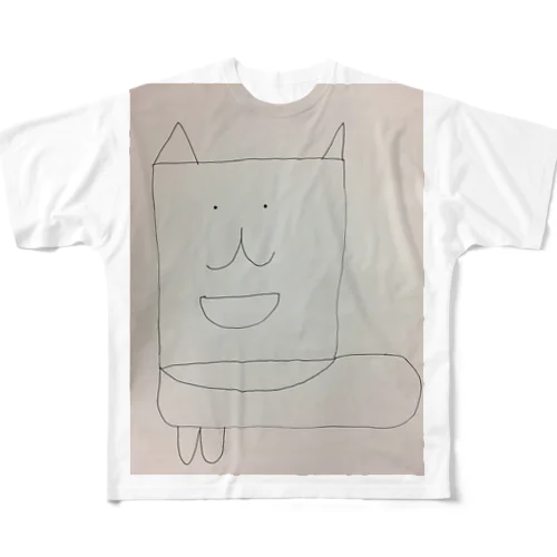 謎の犬 All-Over Print T-Shirt