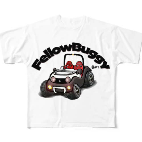 FellowBuggy.Racy All-Over Print T-Shirt