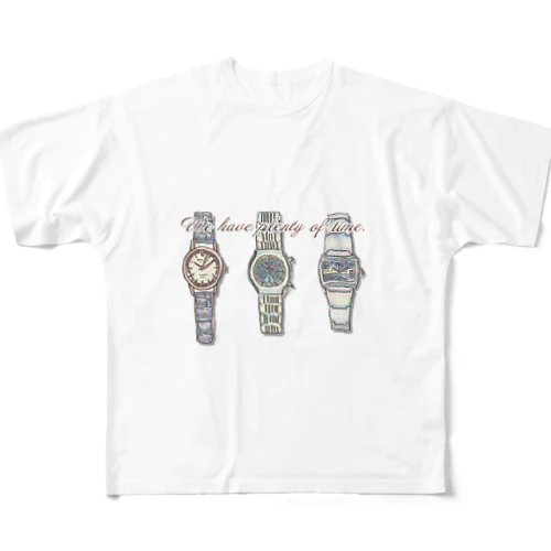Watch×3 フルグラフィックTシャツ