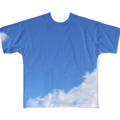 青空 All-Over Print T-Shirt