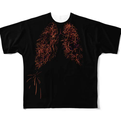 線香花火 All-Over Print T-Shirt