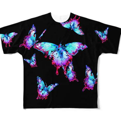 血蝶 フルグラフィックTシャツ