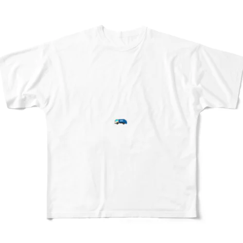 ゴミ収集車 フルグラフィックTシャツ