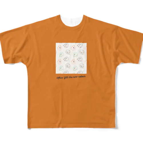 オフィスイエティ All-Over Print T-Shirt