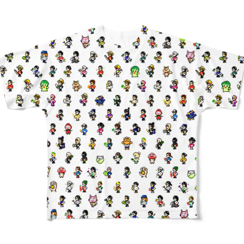 農家のドット絵 All-Over Print T-Shirt