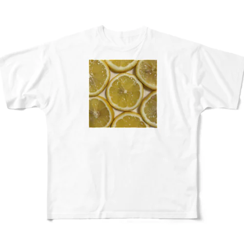 レモンスライス All-Over Print T-Shirt