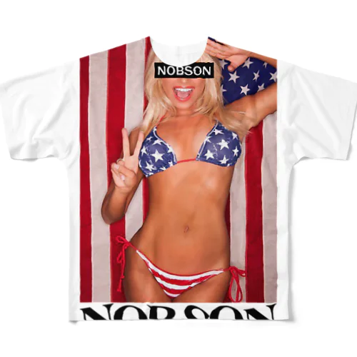 usa All-Over Print T-Shirt