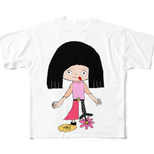 花さかす闇ガールの好きな色 All-Over Print T-Shirt