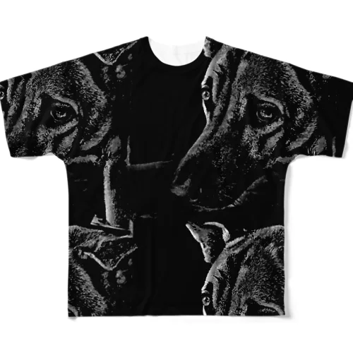 いつも怯えていたアイツ。それは犬。 All-Over Print T-Shirt