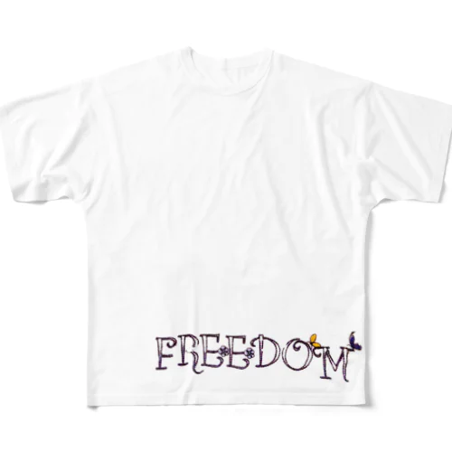 FREEDOM フルグラフィックTシャツ