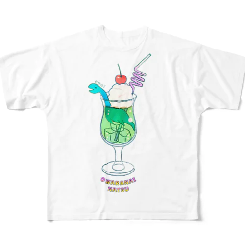 OWARANAI NATSU for summer All-Over Print T-Shirt