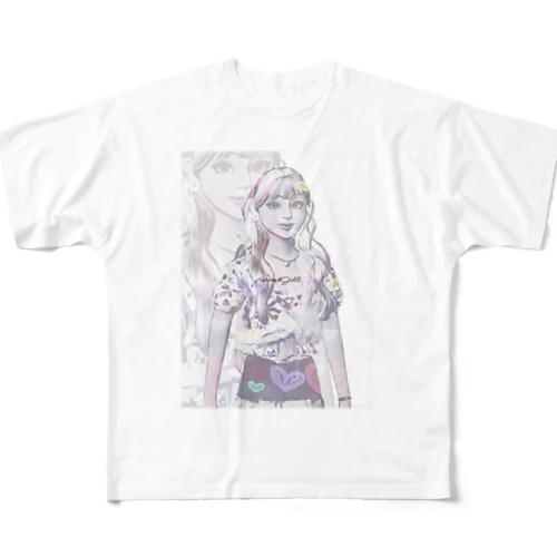 キュートガール＊アート＊ビューティ All-Over Print T-Shirt