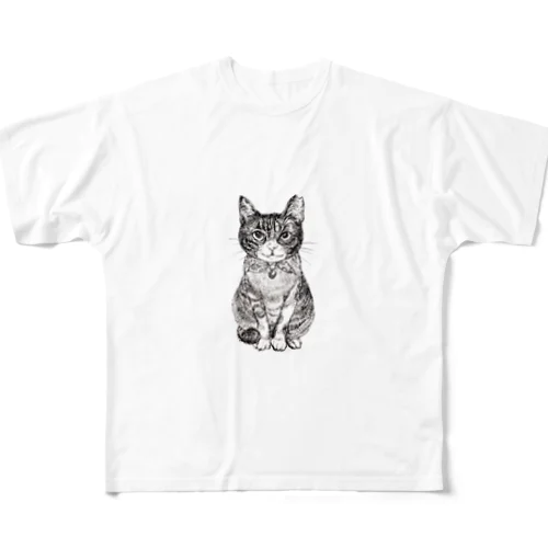 むぎちゃん フルグラフィックTシャツ