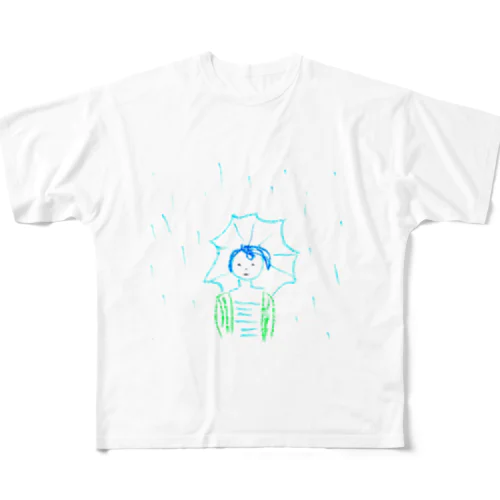 ばか。雨の、ばか。 All-Over Print T-Shirt