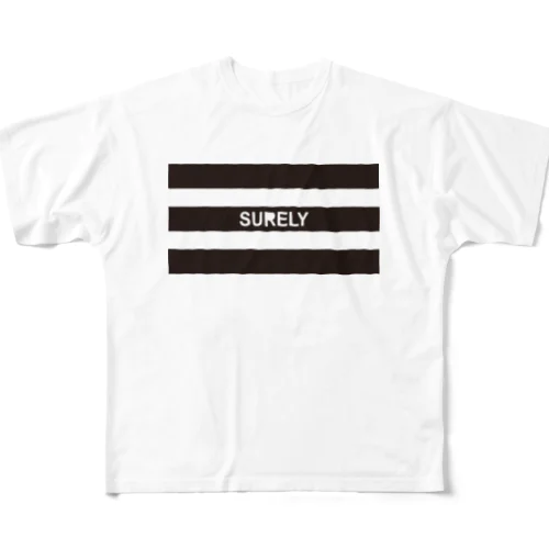 SURELY フルグラフィックTシャツ