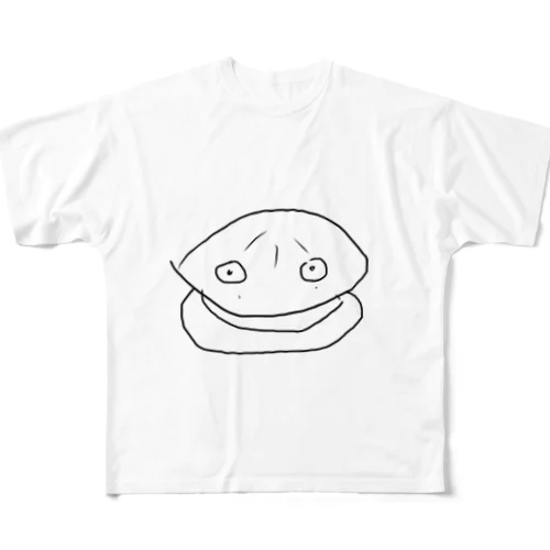 ヤバい貝 フルグラフィックTシャツ