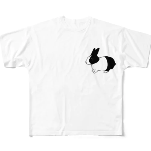 ダッチうさぎ All-Over Print T-Shirt