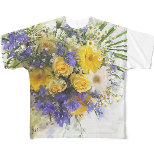 flower-1 フルグラフィックTシャツ