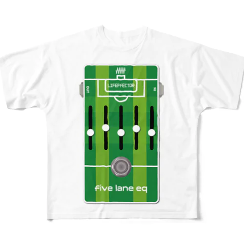 five lane eq フルグラフィックTシャツ