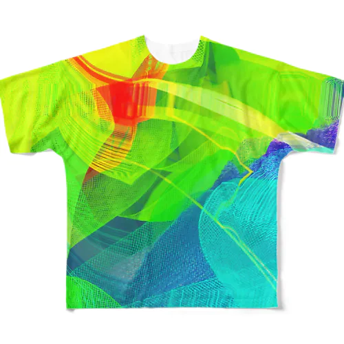 メロンソーダ All-Over Print T-Shirt