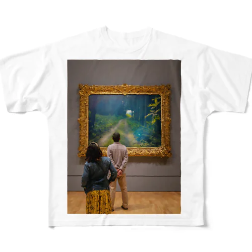 グラベルを眺める All-Over Print T-Shirt