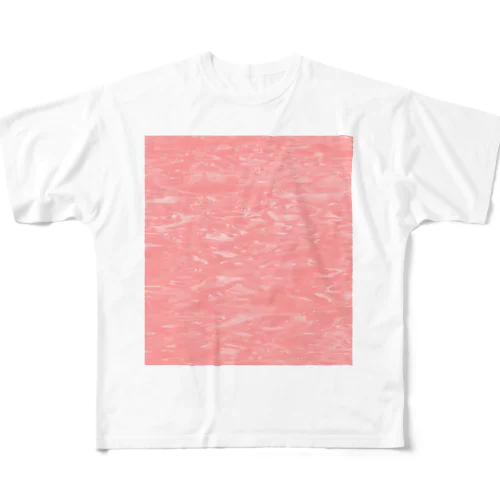 water surface 005 sakura All-Over Print T-Shirt