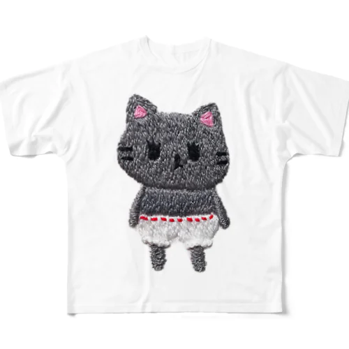 かぼちゃパンツのにゃんこちゃん フルグラフィックTシャツ