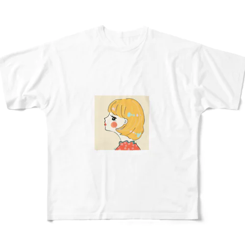 ピアッシング フルグラフィックTシャツ