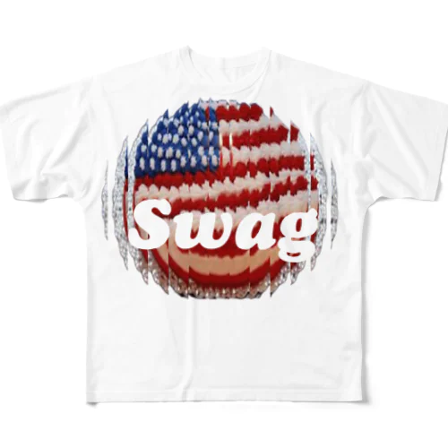 アメリカン　Swag All-Over Print T-Shirt