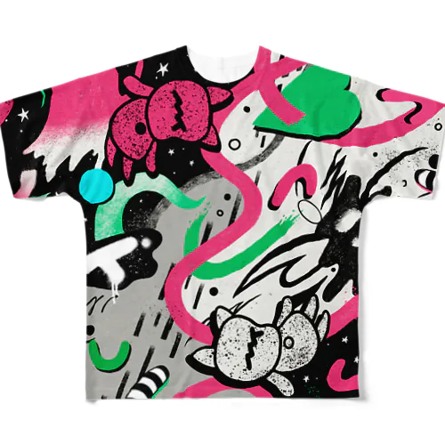 metaani - zero gravity - フルグラヤバT All-Over Print T-Shirt