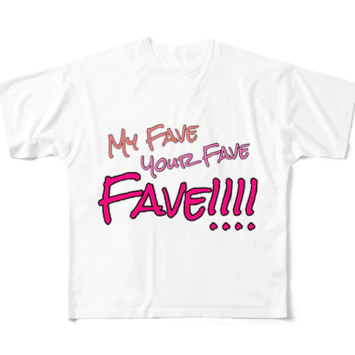 Fave T Type C フルグラフィックTシャツ