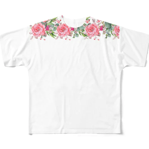 FLOWERTシャツ① All-Over Print T-Shirt