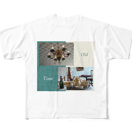 Old Time フルグラフィックTシャツ