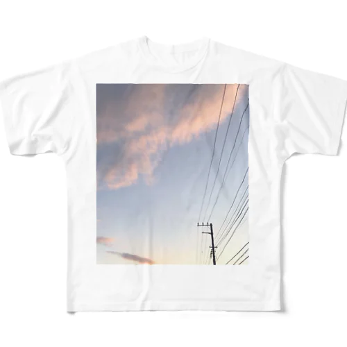 空 フルグラフィックTシャツ