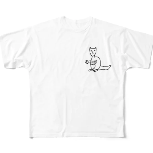 たなちゃんのカンガルー All-Over Print T-Shirt