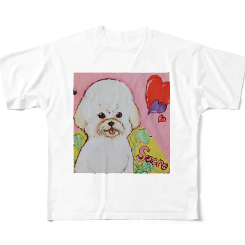 100均画材のお手製マイ・プリンセス All-Over Print T-Shirt