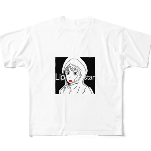 Lipstar フルグラフィックTシャツ