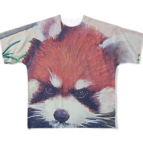 キリッとしたレッサーパンダ All-Over Print T-Shirt