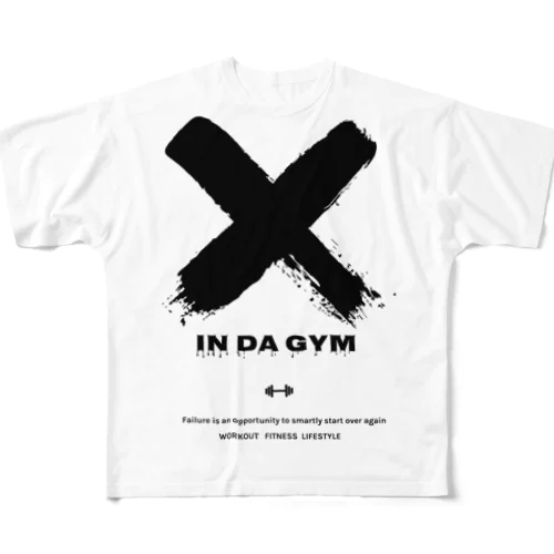 IN DA GYM フルグラフィックTシャツ