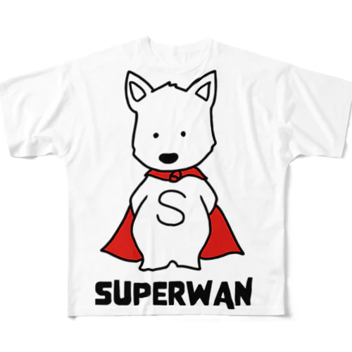 SUPERWAN フルグラフィックTシャツ