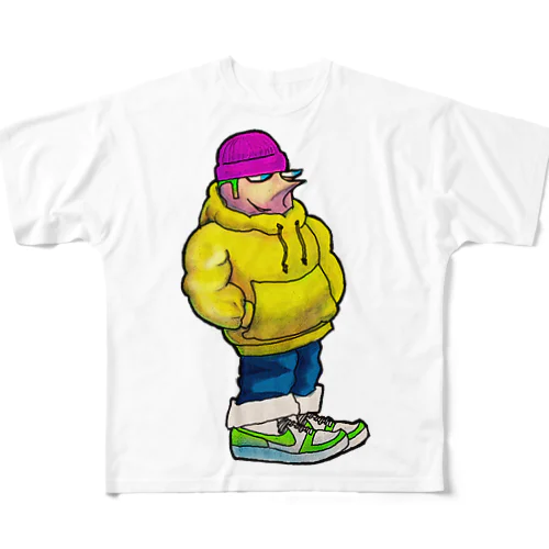 Boy フルグラフィックTシャツ